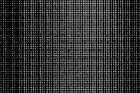 Black and white halftone dot pattern background with density and even distri Ilustração Stock