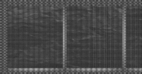Black and white halftone dot pattern background with diagonal grid overlay b Stock Illustration