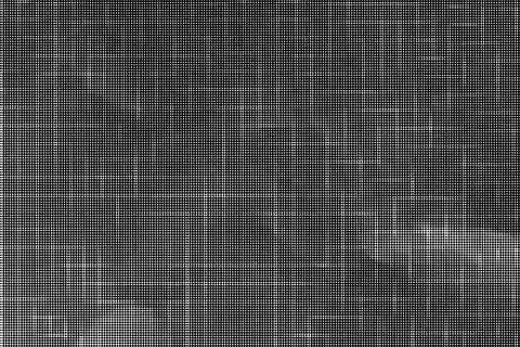 Black and white halftone dot pattern background with fine detail texture イラスト素材