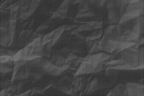 Black and white halftone dot pattern background with fine grid texture dots Illustrazione stock