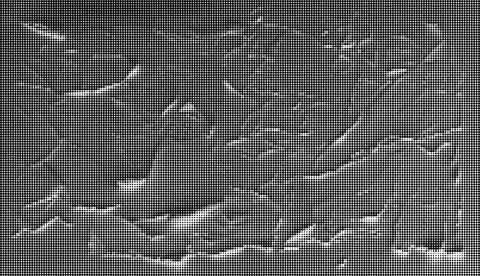 Black and white halftone dot pattern with varying densities and textures mon Stock Illustration