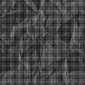 Black and white halftone dot pattern with varying density abstract backgroun 库存插图