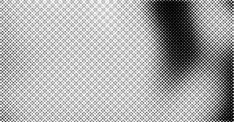 Black and White Halftone Dot Pattern Texture Stock Illustration