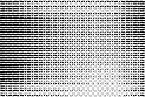 Black and white halftone dot pattern texture background with gradient effect イラスト素材
