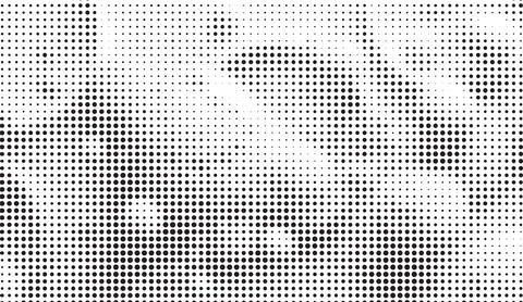 Black and white halftone dot pattern background texture with abstract gradient イラスト素材