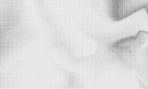 Black and white halftone dot gradient pattern with abstract flowing organic.. Stock Illustration