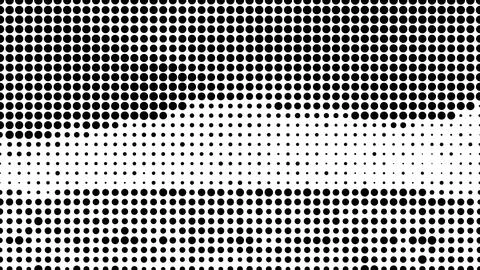 Black and white halftone dot pattern background texture Stock Illustration