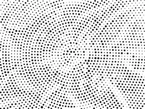 Black and white halftone dot pattern background, vintage comic style raster.. Stock Illustration