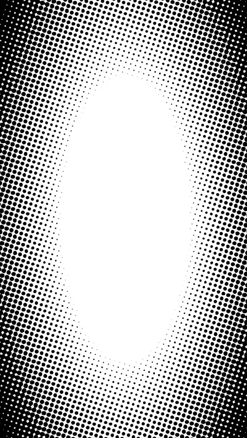 Black and white halftone dots vertical background animation with empty space Stock Footage 319355135