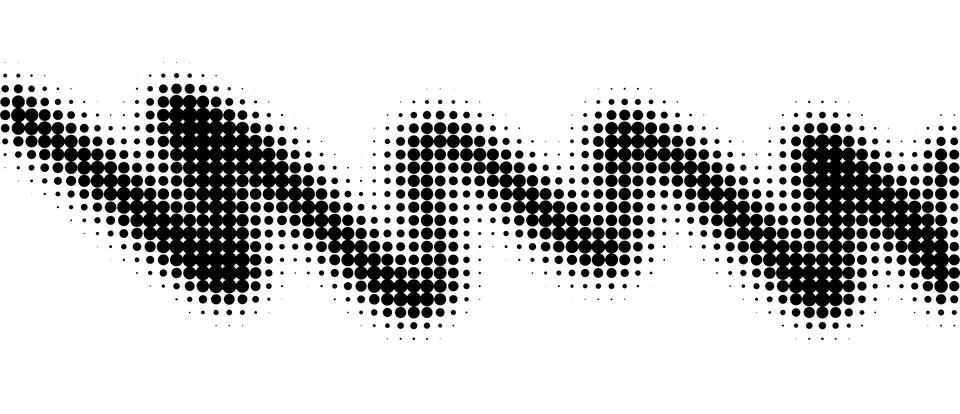 Black and white halftone pattern. abstract halftone dotted background Stock Illustration