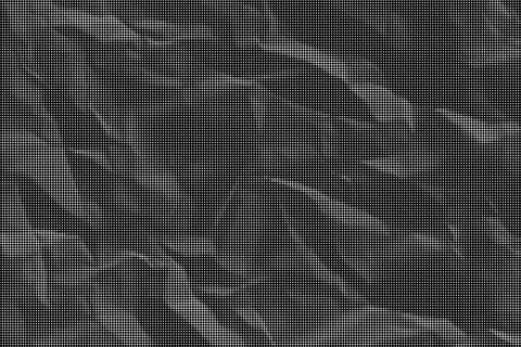 Black and white halftone pattern of small dots in diagonal grid layout dot p Illustration