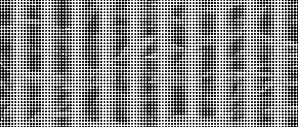 Black and white halftone pattern of small squares creating a textured backgr イラスト素材