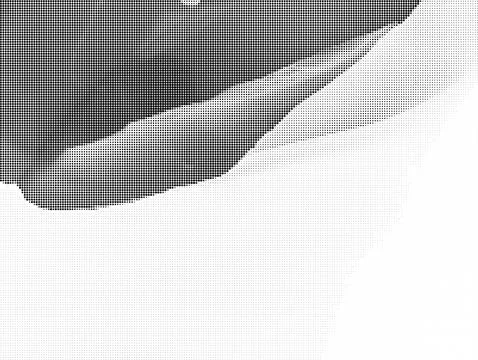 Black and white halftone pattern with circular dots in diagonal grid layout  스톡 일러스트