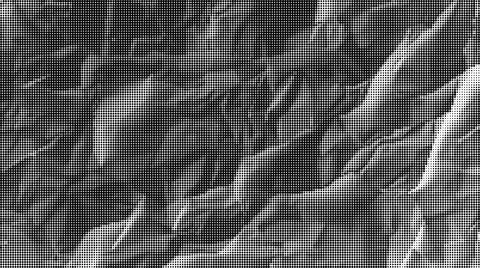 Black and white halftone pattern with circular dots of varying sizes creatin イラスト素材