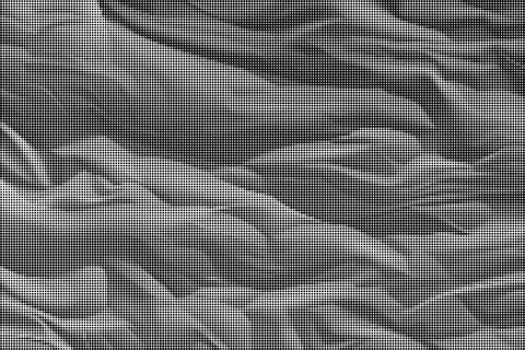 Black and white halftone pattern with circular dots of varying sizes creatin 스톡 일러스트