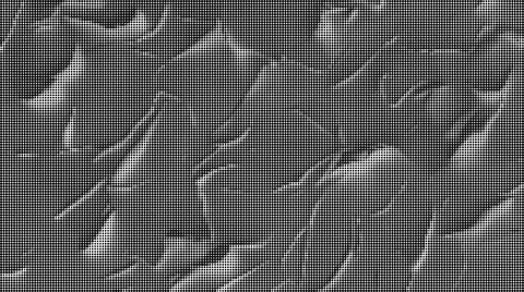Black and white halftone pattern with circular dots of varying sizes creatin 库存插图