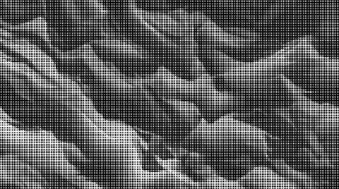 Black and white halftone pattern with circular dots of varying sizes creatin イラスト素材