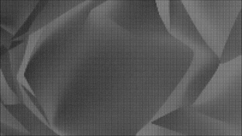Black and white halftone pattern with circular dots of varying sizes creatin イラスト素材