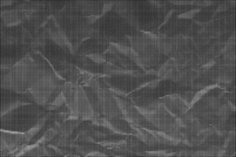 Black and white halftone pattern with circular dots of varying sizes dot pat イラスト素材