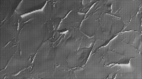 Black and white halftone pattern with dense circular dots creating a gradien イラスト素材