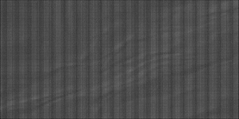 Black and white halftone pattern with dense diagonal lines and fine dot text Illustrazione stock