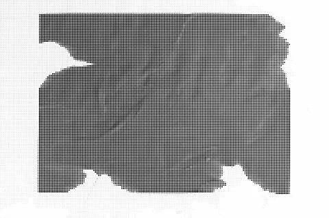 Black and white halftone pattern with dense diagonal lines forming a gradien イラスト素材