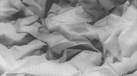 Black and white halftone pattern with dense dot grid texture background mono Stock Illustration