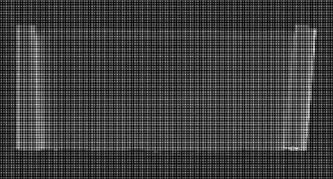 Black and white halftone pattern with dense dot grid texture monochrome Illustrazione stock