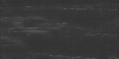 Black and white halftone pattern with dense evenly spaced dots creating a te Ilustração Stock