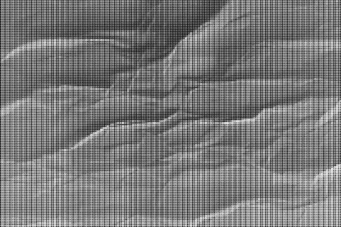 Black and white halftone pattern with dense geometric dots and grid lines do イラスト素材