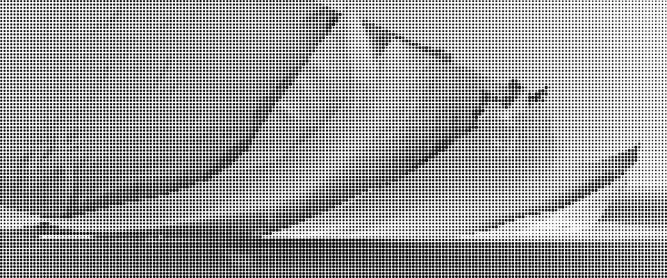 Black and white halftone pattern with dense rows of small dots creating a te イラスト素材