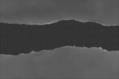 Black and white halftone pattern with diagonal dot gradient from light to da Stock Illustration