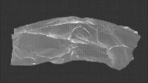 Black and white halftone pattern with diagonal rows of small dots creating a イラスト素材