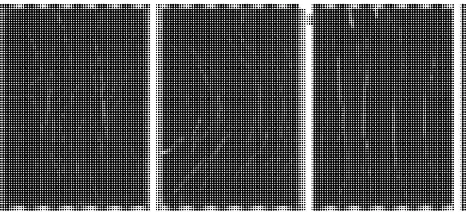 Black and white halftone pattern with evenly spaced circular dots creating a 库存插图