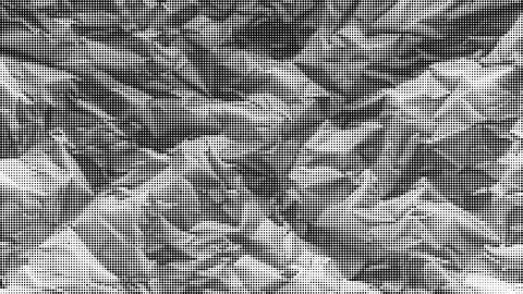 Black and white halftone pattern with evenly spaced circular dots creating a 库存插图