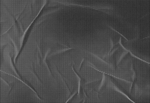 Black and white halftone pattern with fine grid dots texture background dot  Illustrazione stock