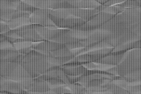 Black and white halftone pattern with repeating geometric shapes and dots ge イラスト素材