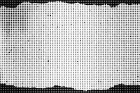Black and white halftone pattern with scattered dots and fine mesh texture d イラスト素材