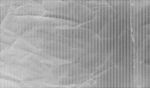 Black and white halftone pattern of diagonal lines creating a woven fabric t イラスト素材