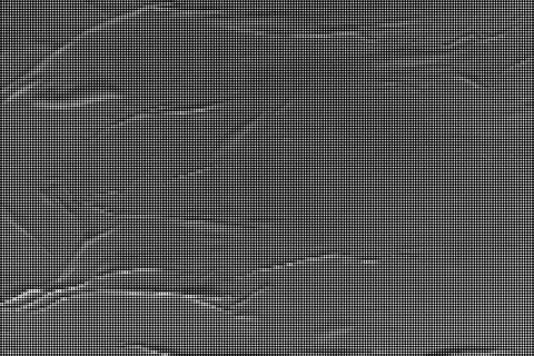 Black and white halftone pattern of small dots forming a dense grid backgrou イラスト素材