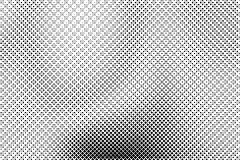 Black and white halftone pattern texture with gradient dot screen effect 스톡 일러스트