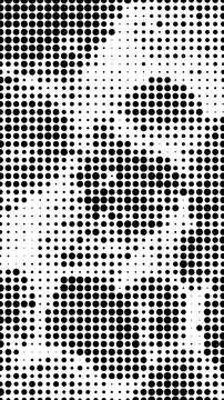 Black and white halftone pattern background, comic style dot texture, retro.. Stock Illustration