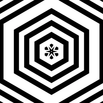 Black and white hexagon pattern background 스톡 일러스트