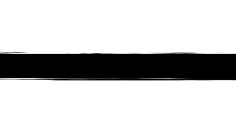 Black and white horizontal impact split line transition animation. Stock Footage 335402351