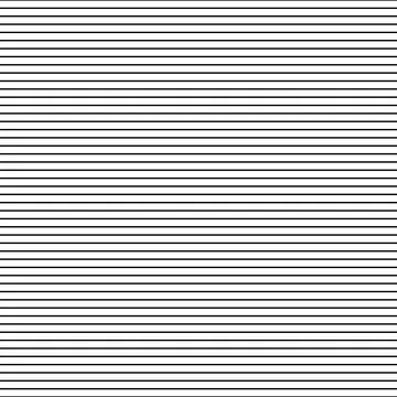 Black and white horizontal lines seamless background or texture Stock Illustration