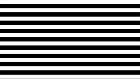 Black and white horizontal straight lines animation in 4k Stock Footage 240793744