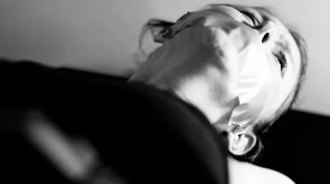 Black and white Horror Vídeo Stock 32864649