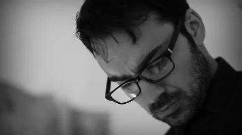 Black and white Horror Stock Footage 32864803