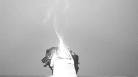 Black and white Horror Stock Footage 34437823