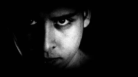 Black and white Horror Stock Footage 52775724